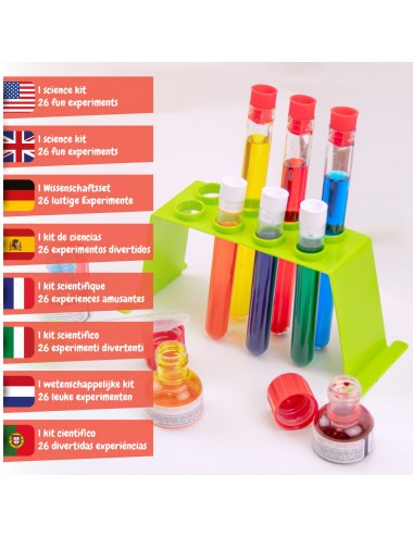 1º Kit de Ciências - Multi-Idioma  Brinquedos para Crianças com 4